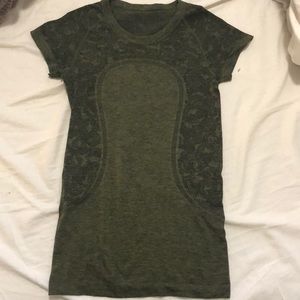 Olive Green Lululemon T-shirt
